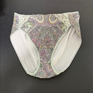 Soma Multicolor Paisley Lace Trim Panty
